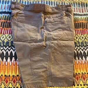 Prana Tan Utility Shorts